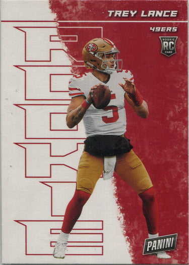 Panini Player Of The Day Football 2021 Base Card 54 Trey Lance