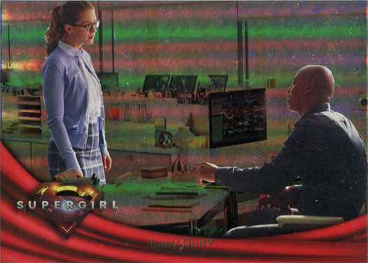 Supergirl Season 1 Rainbow Foil Board Base Variant Card 55