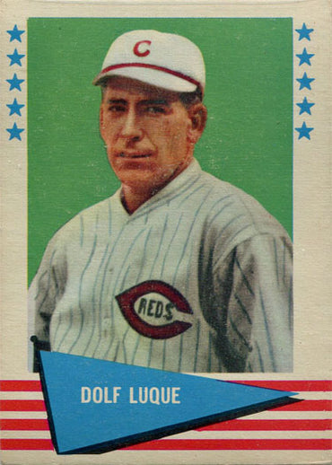 Fleer Baseball Greats 1961 Base Card 56 Dolf Luque