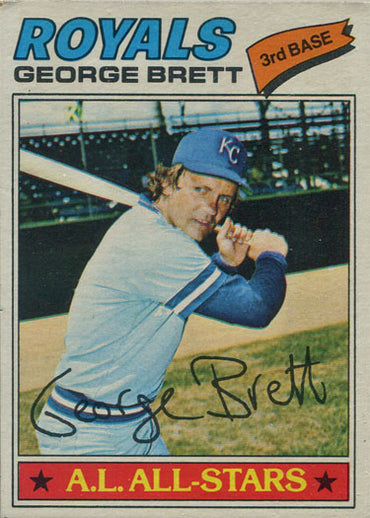 Topps Baseball 1977 Base Card 580 George Brett