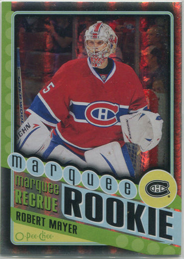 O-Pee-Chee Hockey 2012-13 Rainbow Foil Parallel Card 580 Robert Mayer 025/100