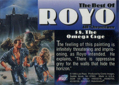 Luis Royo Best of All-Chromium Base Card 58 The Omega Cage