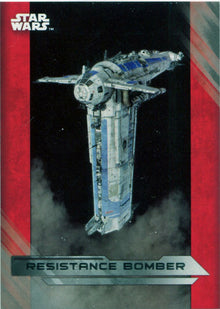 Star Wars Last Jedi Silver Base Parallel Chase Card 58 #59/99