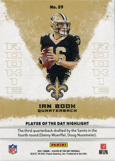 Panini Player Of The Day Football 2021 Kaboom Parallel Card 59 Ian Book 29/99