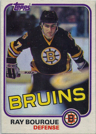 Topps Hockey 1981-82 Base Card 5 Ray Bourque