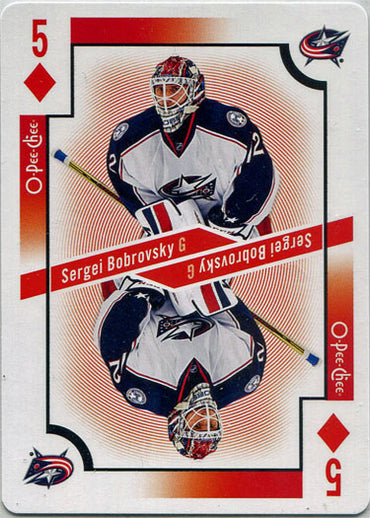 O-Pee-Chee Hockey 2017-18 Playing Card 5D Sergei Bobrovsky