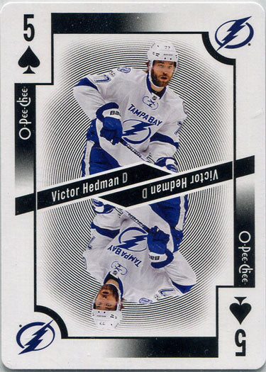 O-Pee-Chee Hockey 2017-18 Playing Card 5S Victor Hedman