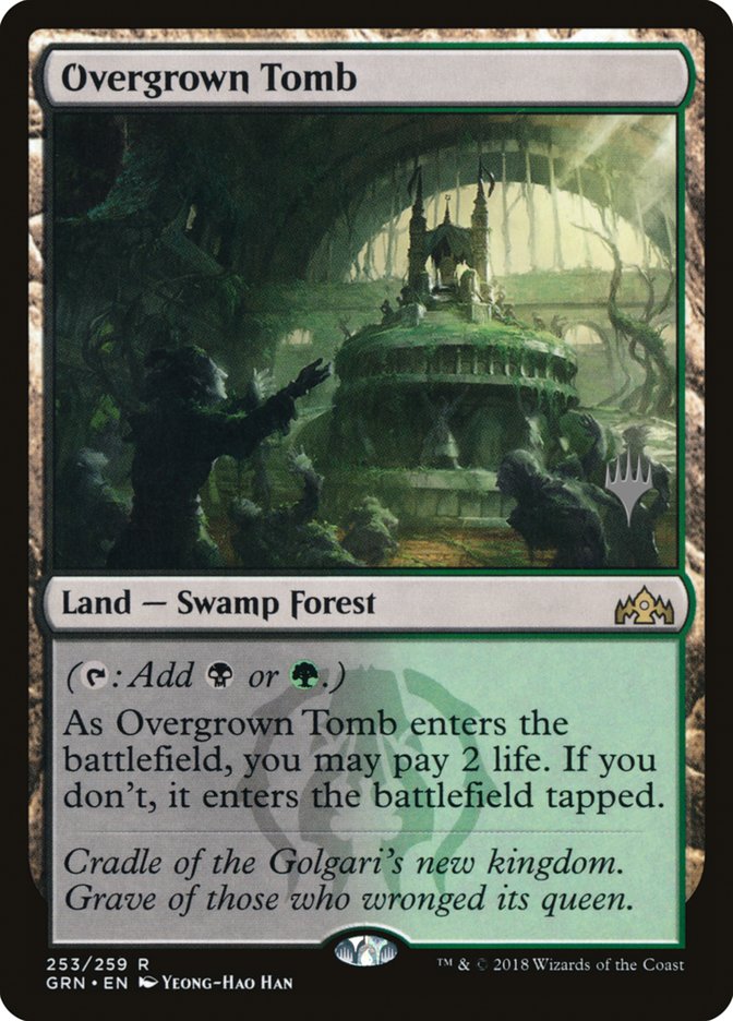 Overgrown Tomb (Promo Pack) [Guilds of Ravnica Promos]