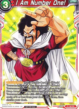 I Am Number One! (Power Booster: World Martial Arts Tournament) (P-146) [Promotion Cards]