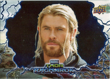 Thor Ragnarok Movie Blue Foil Base Parallel Chase Card 5  #098/199