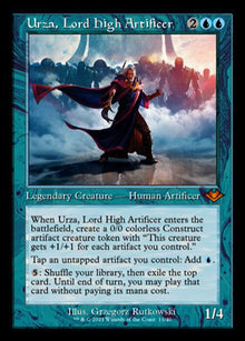 Urza, Lord High Artificer (Retro Foil Etched) [Modern Horizons]