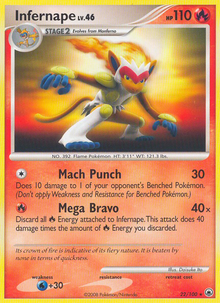 Infernape (22/100) [Diamond & Pearl: Majestic Dawn]