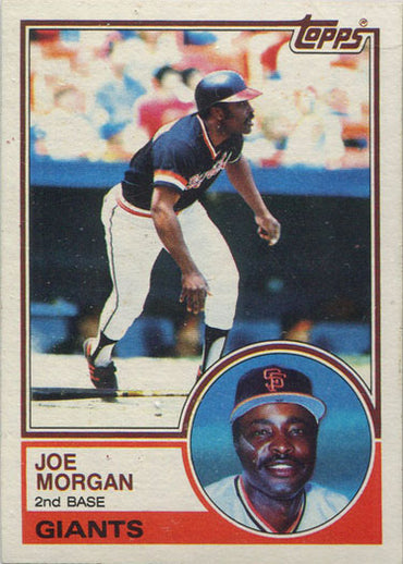 Topps Baseball 1983 Base Card 603 Joe Morgan