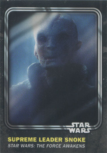 Star Wars Card Trader 2016 Battle Damage Chase Card 60 Snoke #06 of 10