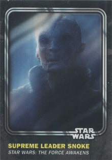 Star Wars Card Trader 2016 Battle Damage Chase Card 60 Snoke #06 of 10