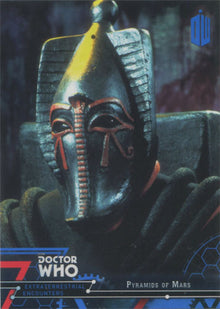 Doctor Who Extraterrestrial Encounters Blue Parallel Chase Card 60 #93/99