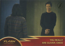 Flash Season 1 Gold Logo Parallel Chase Card #61 You Really Are Clever, Cisco