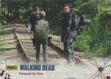 Walking Dead Season 4 Part 2 Silver Foil Parallel Base Card 62 #39/99