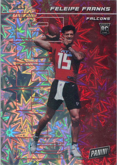 Panini Player Of The Day Football 2021 Kaboom Parallel Card 62 F. Franks /99