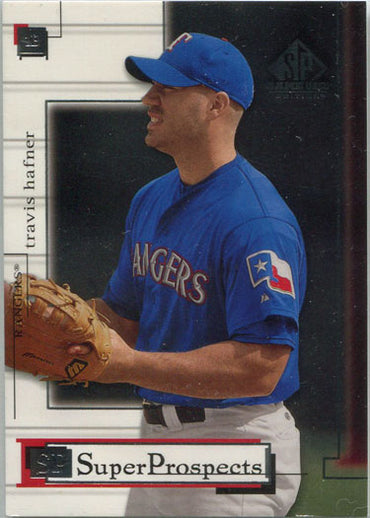Upper Deck SP Game Used Baseball 2001 Base Rookie Card 62 Travis Hafner 368/500