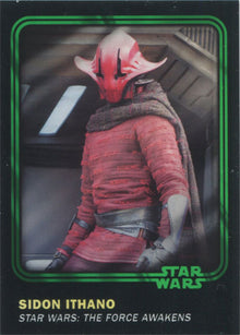 Star Wars Card Trader 2016 Green Parallel Chase Card 63 Sidon #85 of 99