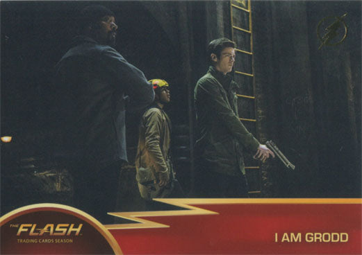 Flash Season 1 Gold Logo Parallel Chase Card #63 I Am Grodd