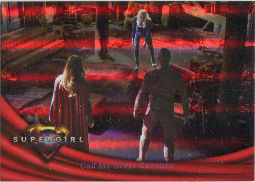Supergirl Season 1 Rainbow Foil Board Base Variant Card 63