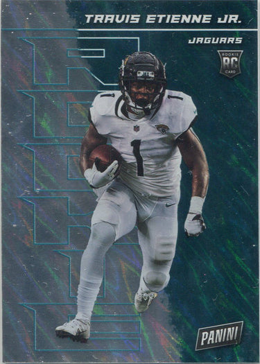 Panini Player Of The Day Football 2021 Silver Parallel Card 64 Travis Etienne Jr