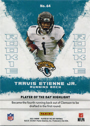 Panini Player Of The Day Football 2021 Silver Parallel Card 64 Travis Etienne Jr
