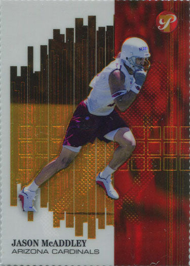 Topps Pristine Football 2002 Gold Refractor Parallel Card 64 Jason McAddley