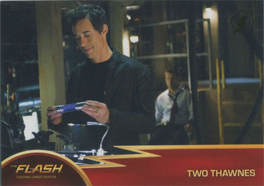 Flash Season 1 Gold Logo Parallel Chase Card #64 Two Thawnes