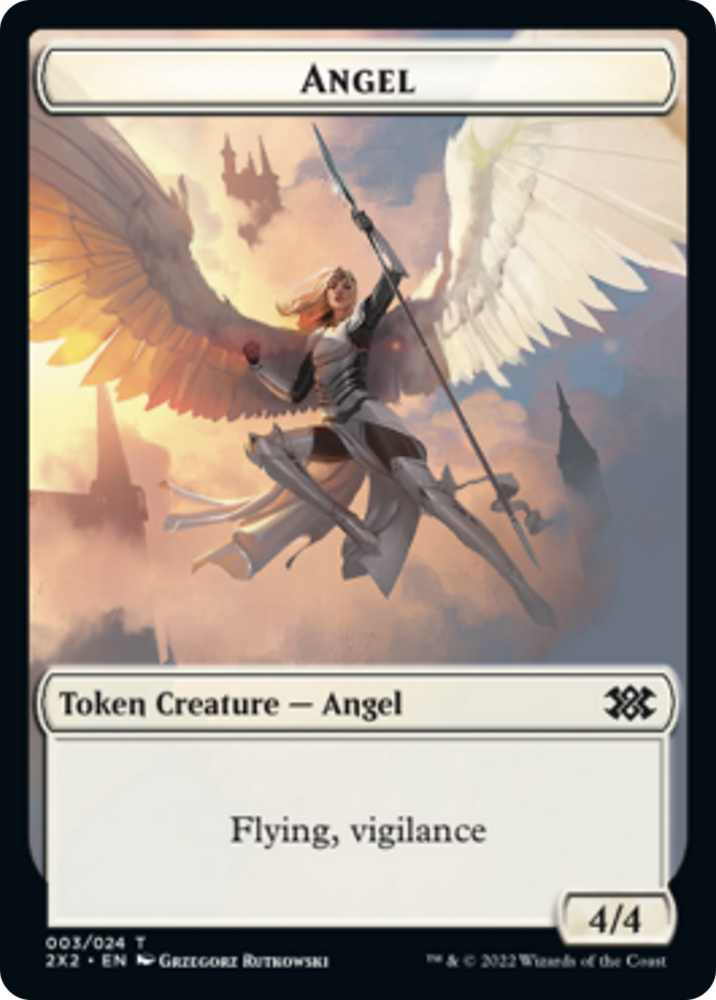 Bear // Angel Double-Sided Token [Double Masters 2022 Tokens]