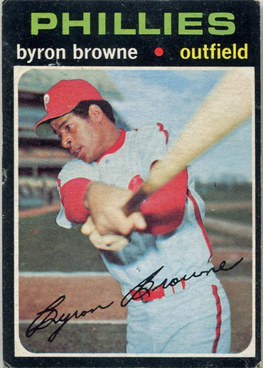 Topps Baseball 1971 Base Card 659 Byron Browne