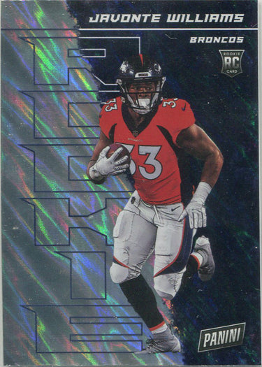 Panini Player Of The Day Football 2021 Silver Parallel Card 65 Javonte Williams