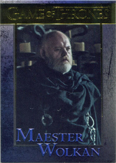 Game of Thrones Season 7 Gold Parallel 65 Base Chase Card 125/150 Maester Wolkan