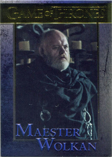 Game of Thrones Season 7 Gold Parallel 65 Base Chase Card 125/150 Maester Wolkan