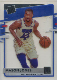 Panini Clearly Donruss Basketball 2020-21 Rated Rookie Base Card 66 Mason Jones