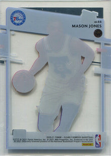 Panini Clearly Donruss Basketball 2020-21 Rated Rookie Base Card 66 Mason Jones