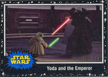 Star Wars Journey Rise Skywalker Black Parallel Card 66 "Yoda and..." 087/199