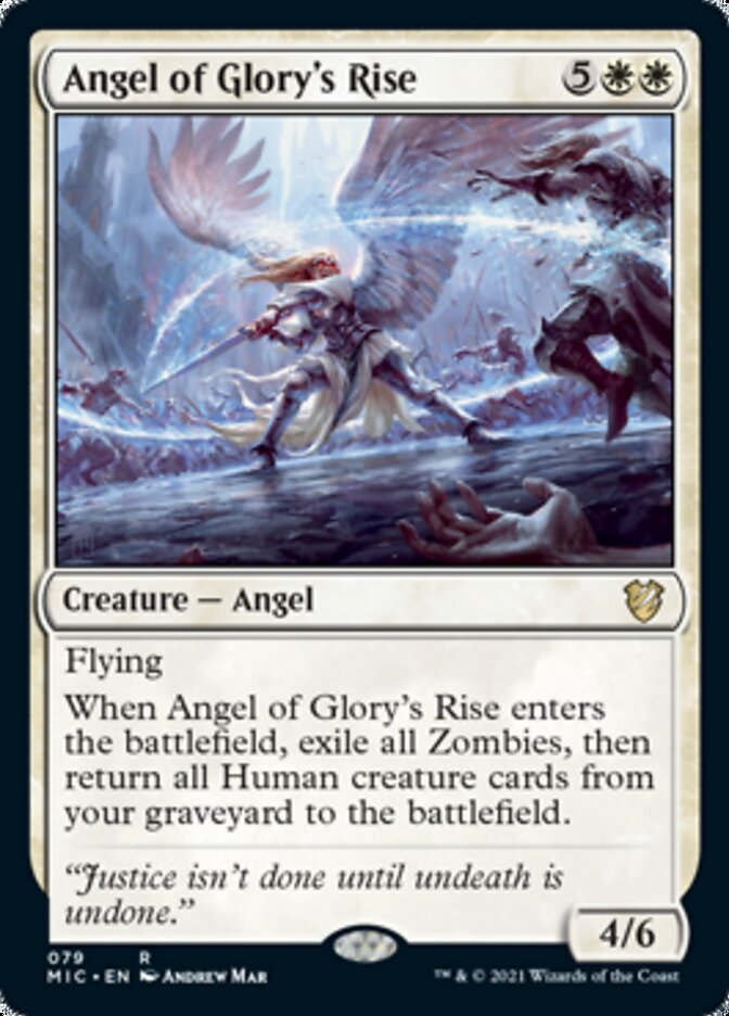 Angel of Glory's Rise [Innistrad: Midnight Hunt Commander]