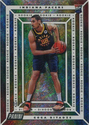 Panini Player of the Day 2019-20 Rapture Parallel Rookie Card 68 G Bitadze 90/99