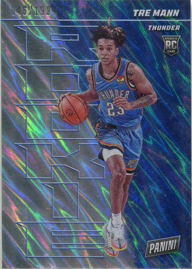 Panini Player of the Day 2021-22 Lava Parallel Base Card 68 Tre Mann 046/199