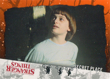 Stranger Things Upside Down Orange Parallel Card 68 "Secret Place" 47/99