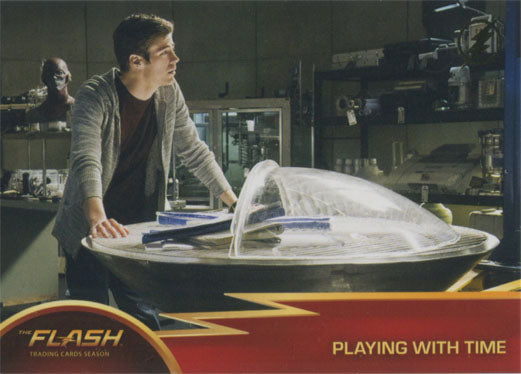 Flash Season 1 Gold Logo Parallel Chase Card #69 Playing With Time