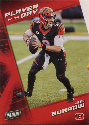 Panini Player Of The Day Football 2021 Base Card 6 Joe Burrow