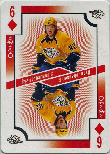 O-Pee-Chee Hockey 2017-18 Playing Card 6D Ryan Johansen