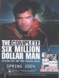 Complete Six Million Dollar Man Trading Card Sell Sheet
