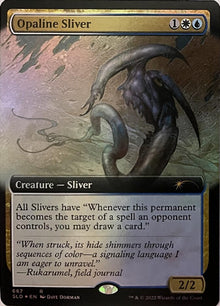 Opaline Sliver (Extended Art) [Secret Lair Drop Promos]