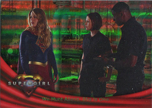Supergirl Season 1 Rainbow Foil Board Base Variant Card 06