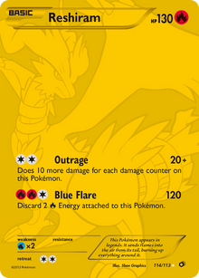 Reshiram (114/113) [Black & White: Legendary Treasures]